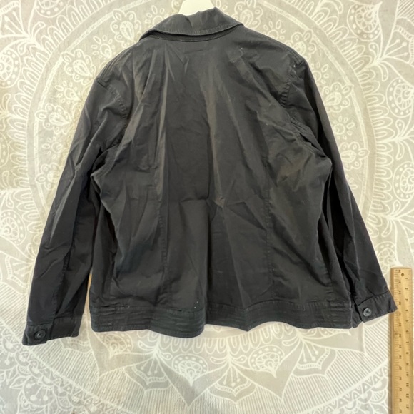 COLDWATER CREEK 1X BLACK BLAZER JACKET EUC WARM LAYER CUTE - Picture 13 of 15